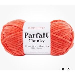 Premier Parfait Chunky Yarn-Mango - 2 Pack